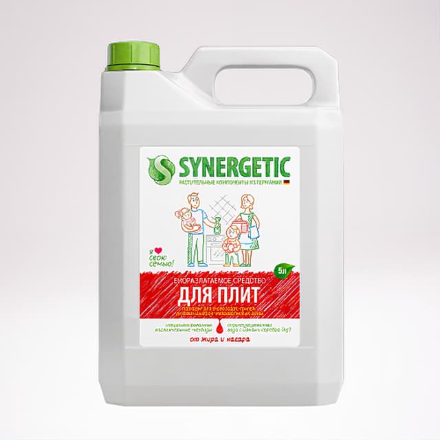 Средство для плит от жира и нагара. Synergetic