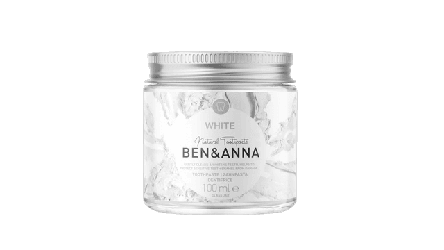 Зубная паста WHITE для отбеливания зубов 100 мл. Ben&Anna