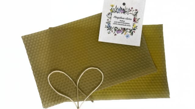 Наборы для изготовления свечей из вощины