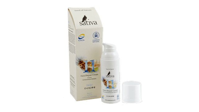 11 Крем для рук восстанавливающий 50 мл. Sativa