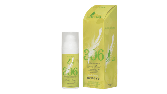 306 Крем-дезодорант Цитрусовые стихи 50 мл. Sativa