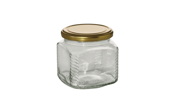 Тара 545. Банка стекло алюм. крышка 250 мл