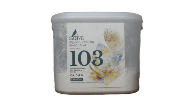 103 Маска альгинатная освежающая. Sativa