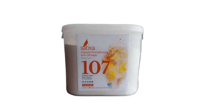 107 Маска альгинатная укрепляющая. Sativa