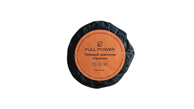 Твердый Шампунь Тонизирующий "Тропик" 90 г. Full Power