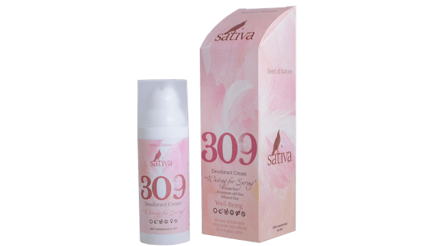 309 Крем-дезодорант Ожидание весны 50 мл. Sativa
