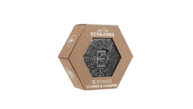 Твердый Шампунь-гель для душа LOVE "ELMSWOOD" 60 г. Ben&Anna