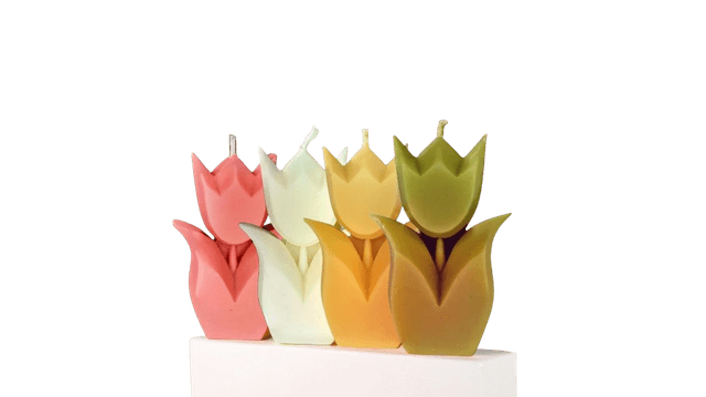 Свечи формовые "Тюльпан" La Flamme