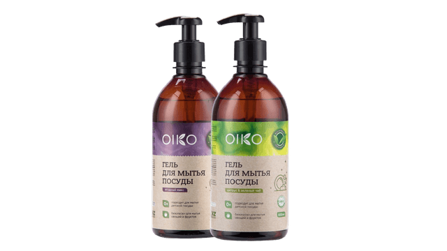 Гели для посуды 500 мл. OIKO