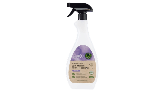Средство для стекол и зеркал Лаванда 750 мл. OIKO